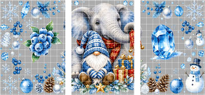16oz Christmas-S 1454